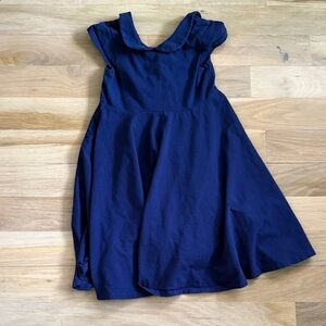 Stitchy Fish Navy Blue Dress